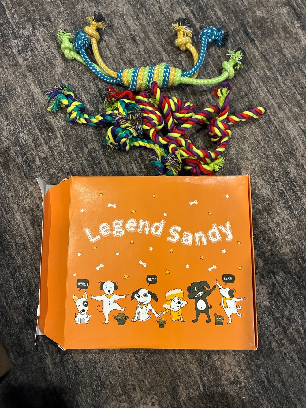 Kids Rope Dog Toys – Bright Multicolor Set